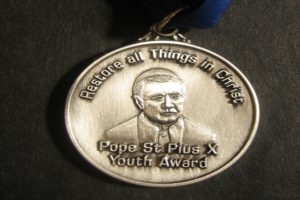Pope St Pius X award