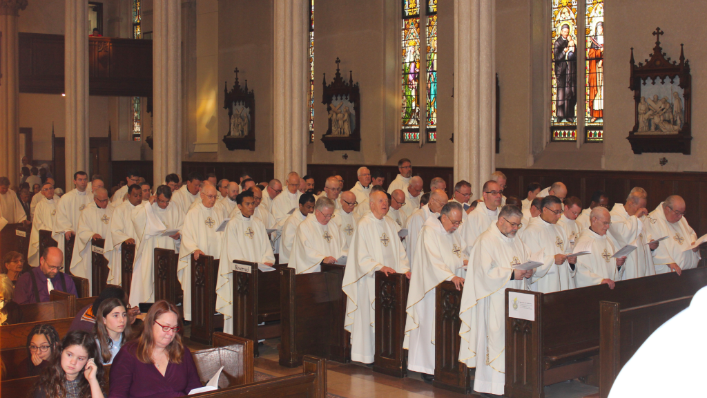 Diocese Fall River Priests at Chrism Mass