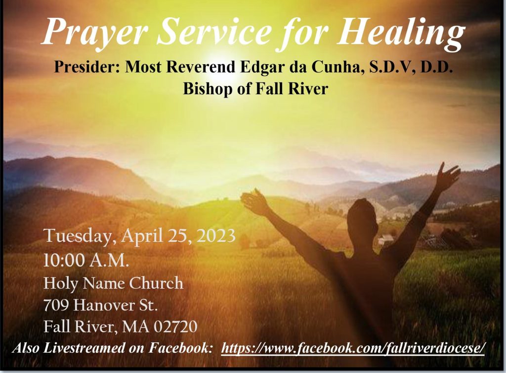 Prayer Service for Healing Fall River Diocese Ad
