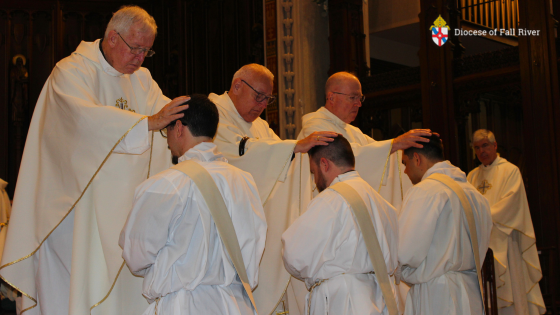 Priestly Ordination the Laying on of Hands Fall River Diocese 2023