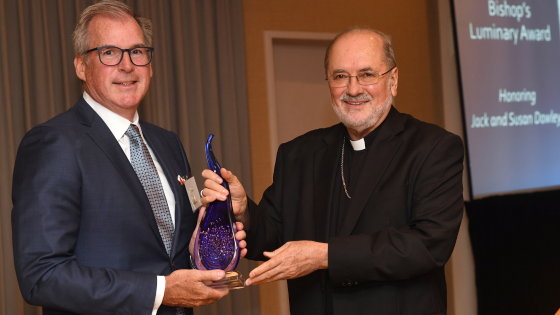 Bishop da Cunha Lumen Christi Gala Award