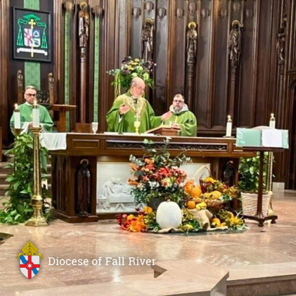 Bishop da Cunha at Altar for Mental Health Awareness Mass