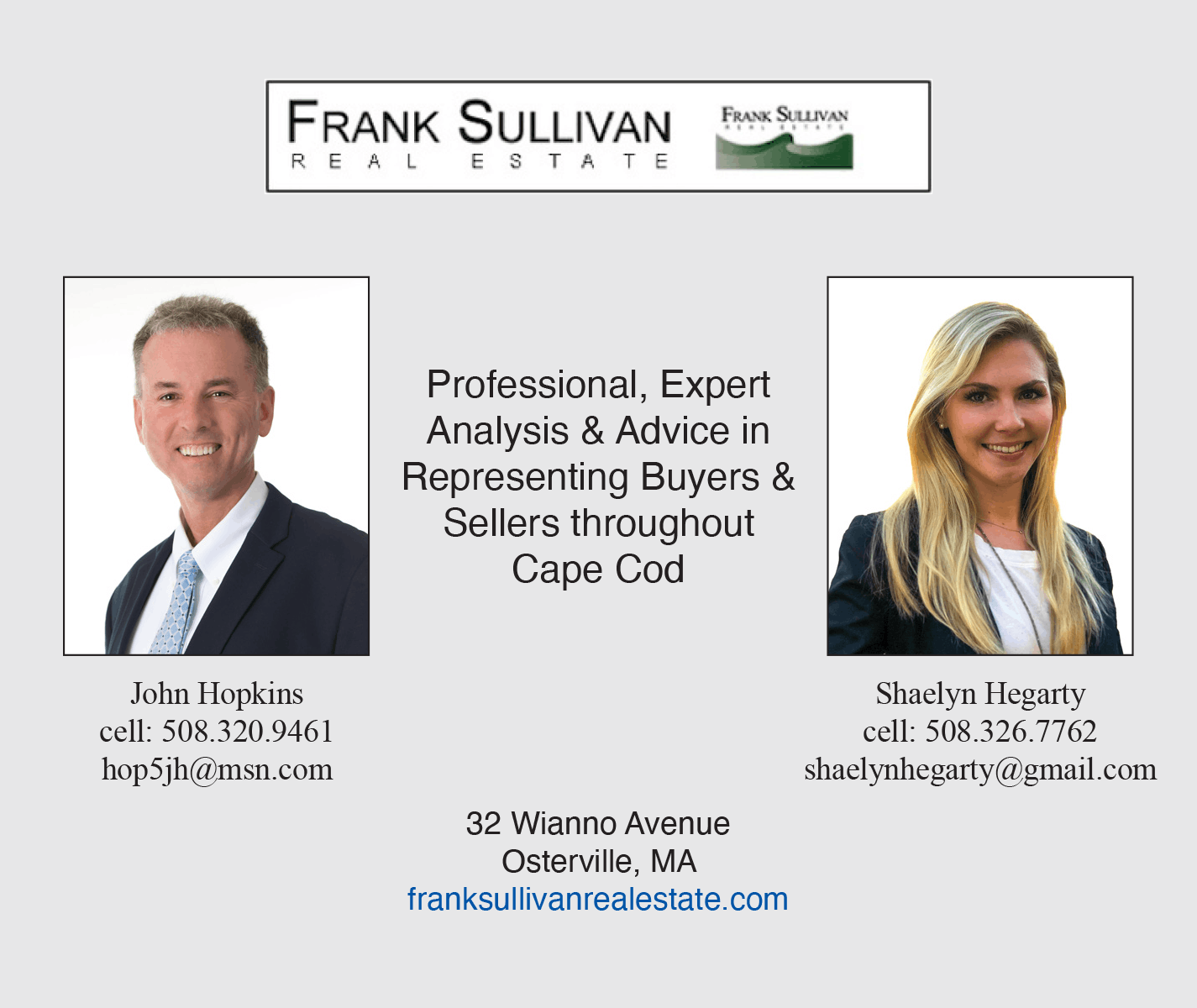 Frank Sullivan Ad